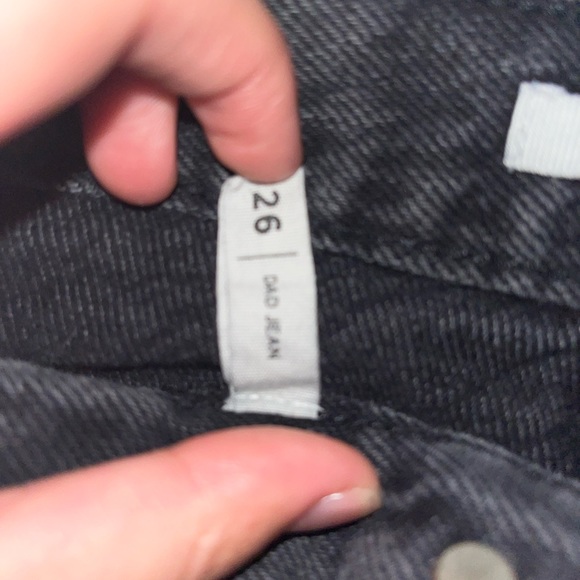 black pacsun dad jeans size 26 - Picture 4 of 4